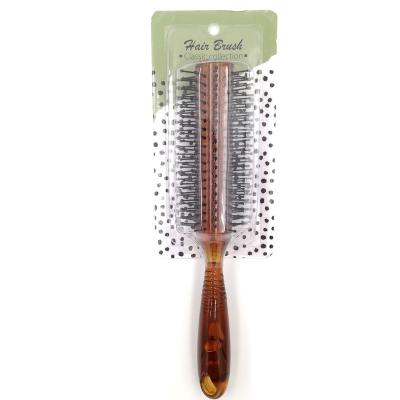 China Waterproof Tortoiseshell Crystal Round Hair Straightening Hair Duct Brush Wholesale for sale