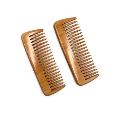 China Nondisposable Hot Selling Anti-static Wooden Hair Brush and High End Natural Maple Beach Wood Comb for Head Massager for sale