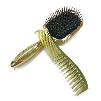 China 2022 Waterproof Popular Hot Selling Gold Brushcomb Set Profesional Hair Combs Salon Comb Set Custom Comb for sale