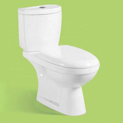 China Double-Flow China Factory Wholesale Price 2 Pieces Floor Standing Ceramic Toilet For Hotel for sale