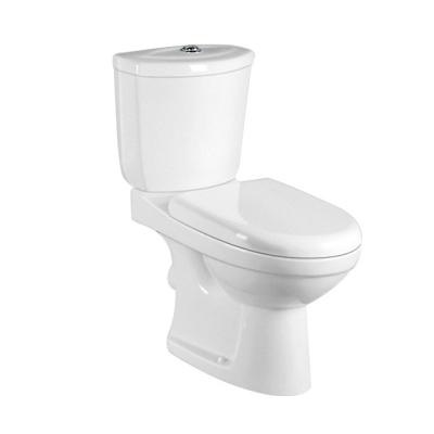 China Double-flush Twyford Twyford Two-piece WC Ghana WC Trap 180mm Famous Brand Bathroom Toilet Cheap for sale