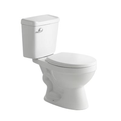 China South America Twyford Cheap Two Piece Toilet WC Double-Flow Price Two Piece Toilet for sale