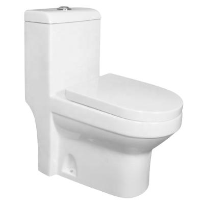 China Wholesale Chinese Sanitary Ware Ceramic Toilet WC Double-Flow Single-Piece Toilet for sale