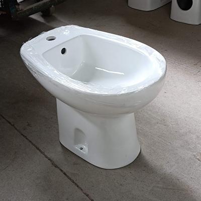 China SAIRI Modern Cheap Bathroom Floor Stand White Ceramic Bidet For Female for sale