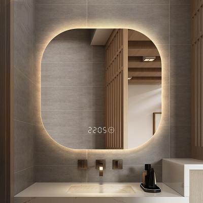 China Magnifying SAIRI Customs Lead Mirror Light Bathroom LED Lighted Smart Mirror for sale