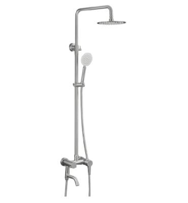 China SAIRI China Modern Welcome Wall Mounted Rain Bath Concealed Shower Faucet Mixer Rain Shower Set for sale