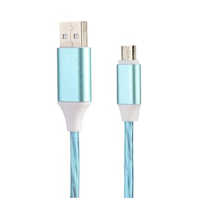 China Hot Selling Mobile Phone Types USB To MICRO Colored Snap Metal USB Cable Flowing Lightweight Charging Charging Cable for sale