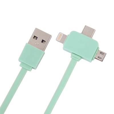 China Cell Phone Types Factory Wholesale Adjustable 0.9M Portable Charging Cable With Box 3 Multi Telescopic In 1 USB Cable for sale