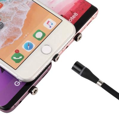 China Mobile Phone Types Universal Magnetic Absorption Self-Winding USB To Type C Data Charger Cable Fast Charging Cord For Mobile Cell Phone Tablet for sale