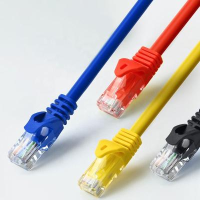 China PVC+0.57CU Cabo OEM 100% 2M 100M 300M Ftp 4 Pair 24Awg Patch Roll Tie Rj45 8P8C Plug Connector Cat 5E Dongguan Modular Network Cable for sale