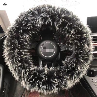 China Fan club decorative car wheel cover decorative fur steering wheel cover luxury steering wheel cover for cars for sale