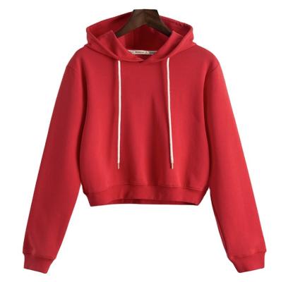 China Custom Made High Quality Anti-Shrink Logo Cotton Long Sleeve Women Hoodie For Gym Wear Casual Single Shoulder for sale