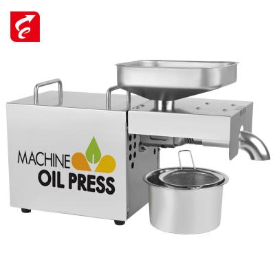 China Hotels Oil Press Machine Mini Stainless Steel Oil Making Machine for Coconut Peanut Soybean Sesame Palm Rapeseed for sale