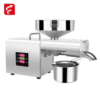 China Automatic Stainless Steel Thermal/Commercial Peanut Oil Hotels RG-309 Oil Press Machine Control Home Pressers Maker for sale