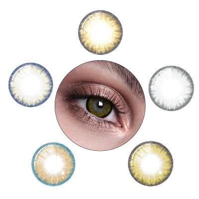 China Affordable Contact Lens Natural Color Cosmetic Eye Contacts Silicone Hydrogel With Degree for sale