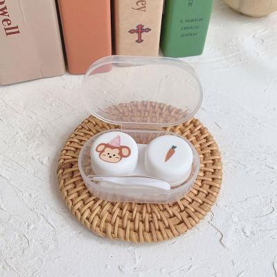 China Fashionable Affordable Luxury Moving Fancy Contact Lens Case Factory Price Contact Lenses Storage for sale