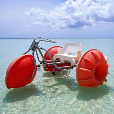 China FRP Plastic Water Sports Water Tricycle Salt Water Pedal Boat for sale