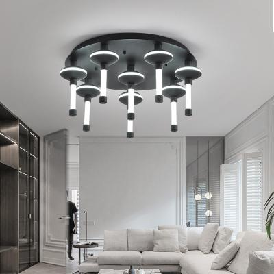 China Decorative Chandelier Nordic Iron Art Living Room Dining Room Modern Bedroom Ceiling Hanging Decorative Light for sale