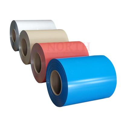 China 9002 prepainted industrial color coated coil PPGI PPGL ral coated steel color coated galvanized steel for sale