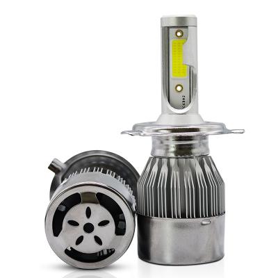 China Automotive led headlight C6 H4 H7 led auto headlight kit car lighting system H1 H13 9012 9005 9006 H11 C6 LED fog light bulb for sale