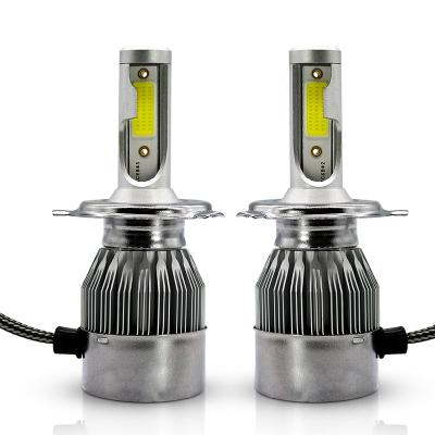 China Automotive led headlight led headlights auto light h3 h4 h7 h8 h9 h11 h13 hb3 c6 automotive headlight bulb 6000k 8000k car light led headlights kits for sale