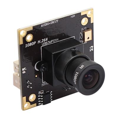 China USB Camera With Microphone ELP 100dB H.264 Wide Dynamic Camera 30fps HD USB2.0 Shooting Game MICRON AR0331 CMOS Camera Module With Audio Camera for sale