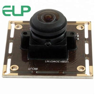 China ELP Indoor Low Light 1.3Mpixels AR0130 CMOS Fisheye UV-C Mini USB2.0 Recessed Vision Industrial Camera for HD Surveillance for sale