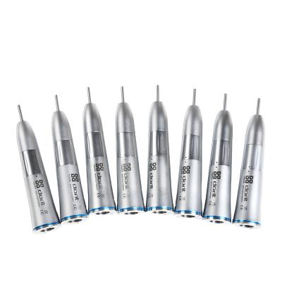 China 1:1 Metal Low Speed ​​Straight Warhead DORIT Handpiece Directly Compatible With E Type Air Motor for sale