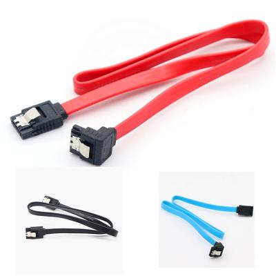 China 90 Degree Ends Angle SATA3.0 Cable sata Data Transmission Cable 3.0 6GB Serial Hard Disk Data for sale