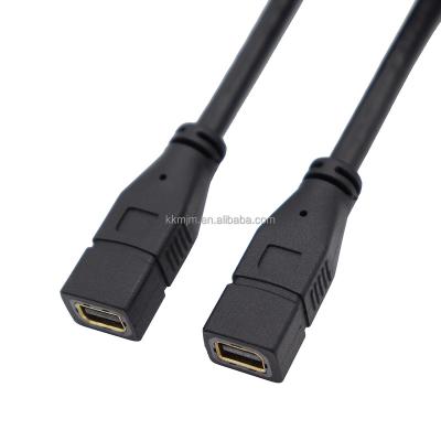 China High Quality Video Game Player Cable 4k 60hz Mini Dp To Mini Dp Mini Displayport Female To Female Cable for sale