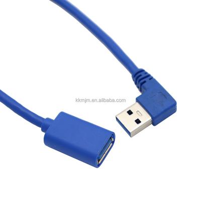 China COMPUTER 90 Degree Right Angle USB 3.0 A Male To Female With 5Gbps Data Transfer And Billing PlayStation , Xbox for sale