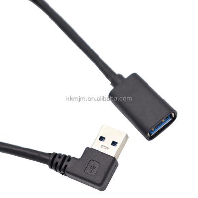 China COMPUTER 90 Degree Left Angle USB 3.0 One Male With Female With 5Gbps Data Transfer And Charging PlayStation, Xbox for sale