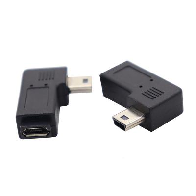 China Wholesale Factory Cheap Price Game Player 90 Degree Straight Male Mini USB2.0 To Micro Female Adapter for sale