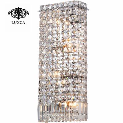 China Luxca Modern Bathroom Mirror Light Crystal Wall Lamp for sale