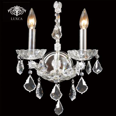 China Luxca modern 2021 new Crystal Candle Lamp Wall Lamp elegant and beautiful for sale