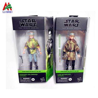 China Recyclable PET Flip Fold Box Display Case Acid Free Protectors For Hasbro New Star Wars Black Series for sale