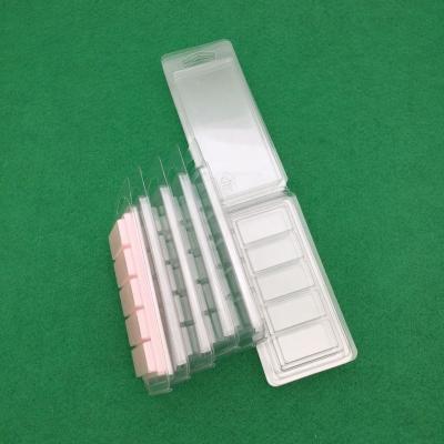 China Gift & Popular Instant Wax Melt Instant Bar Craft 5 Cell Bar Clamshell Mold for sale