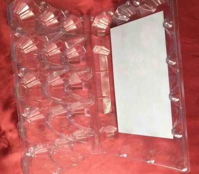 China Eco-friendly Disposable Hot Sale Custom Size Transparent Clamshell Blister Plastic Packaging Boxes For Eggs for sale