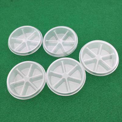 China Recycled Materials PET Wax Clamshell Recyclable Plastic Wax Melt Trays With Separated Lid for sale