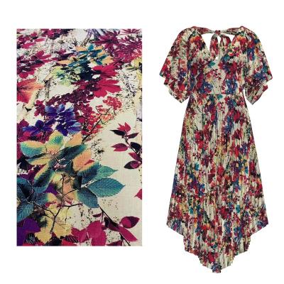 China Stability 30S QUICK DRY wicking rayon bright color digital printed fabric is suitable for popular dress for sale