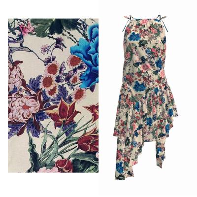 China QUICK DRY popular product ladies dress 30s 100%rayon digital print wicking fabric for clothes for sale