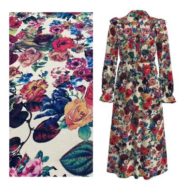 China Onelon textile wick rayon high quality QUICK DRY Digital woven floral printed fabrics for sale