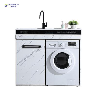 Κίνα Modern Single Basin Bathroom Washing Machine Smart Stainless Steel Cabinet With Drying Function προς πώληση