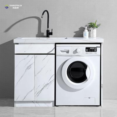 China Modern Factory Direct Residential Balcony Furniture Waterproof Laundry Cabinet Washing Cabinets en venta