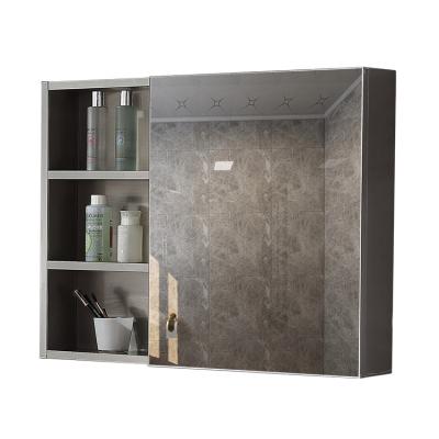 China Waterproof Waterproof Bathroom Mirror Cabinet Stainless Steel Mirror Cabinet for sale