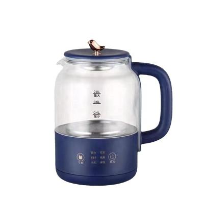 China 360 Degree Base Electric Kettle Health Temperature Control Rotating Glass Tea Storing Pot Baby Electric Kettle Warmer Milk for sale