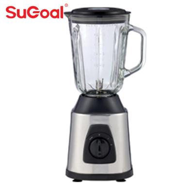 China Yes Fashionable Durable Table 450W Table Powerful Blender Stainless Steel Body With 1.8L Glass Jar for sale