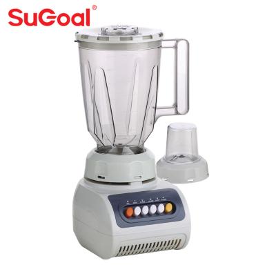 China 2 Glass In 1 Glass Jar 1.5L With Mill 300ml Jar Fruit Juice Blender Blender for sale