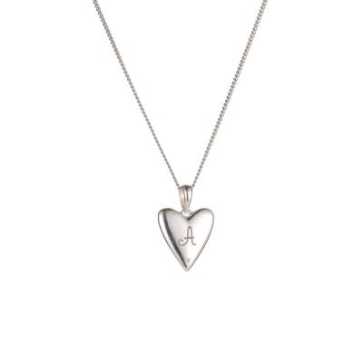 China Europe and America special design type new 925 silver heart shaped necklace pendant tasty necklaces for women with silver chain for sale