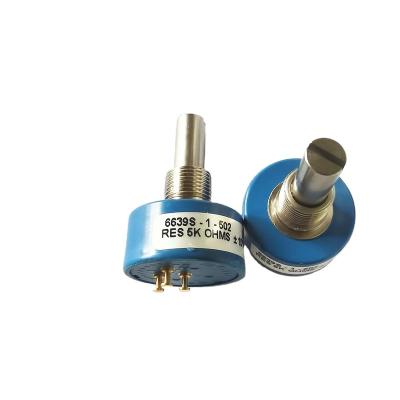 China 5k linear servo mounted potentiometer burns conductive plastic potentiometers 6639S-1-502 6639S-1-502 for sale